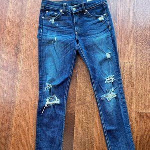 Rag & Bone Distressed Skinny Jeans